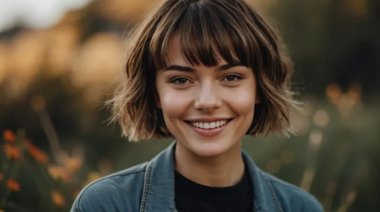 24 Short Hairstyles with Wispy Bangs