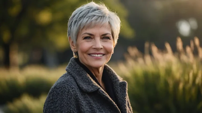 25 Short Hairstyles for Women Over 50 with Gray Hair
