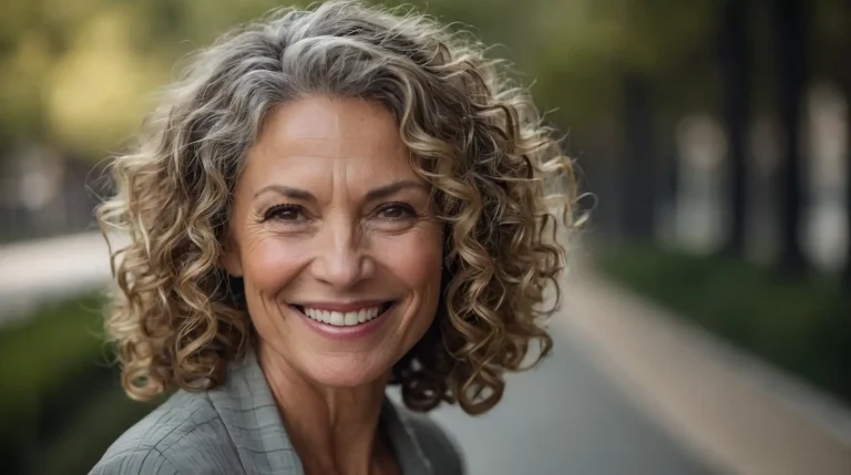 27 Gorgeous Curly Hairstyles for Women Over 40