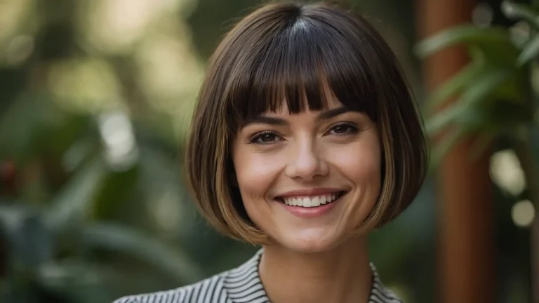 27 Chic Bob Hairstyles with Bangs