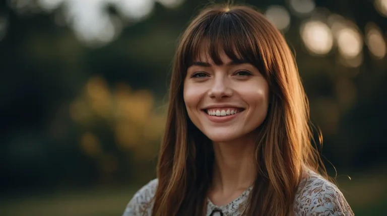 27 Stunning Bottleneck Bangs Ideas for Women with Long Hair