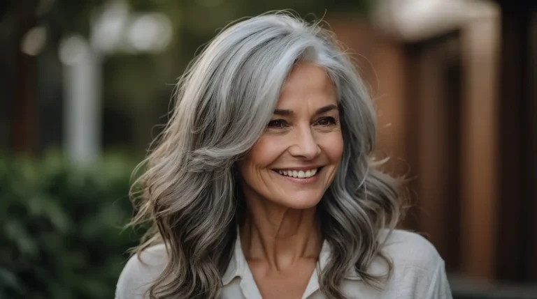 27 Stunning Grey Hair With Brown Highlights Ideas For Women